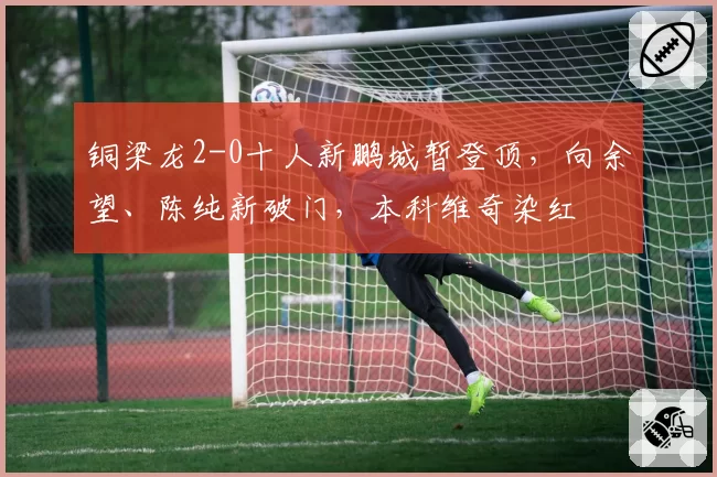 铜梁龙2-0十人新鹏城暂登顶，向余望、陈纯新破门，本科维奇染红